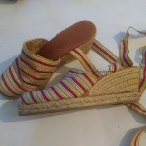 Hermes women's shoes sz 37 eu multi color